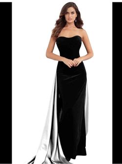 Jovani Black Size 12 Floor Length 70 Off Straight Dress on Queenly