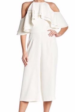 Style 11754 Issue New York Dress White Size 2 Sunday Floor Length Summer Jumpsuit Dress on Queenly
