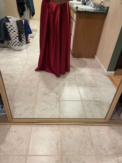 Red Size 30 Ball gown on Queenly