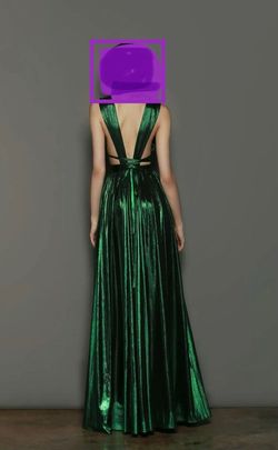 Green Size 2 Straight Dress on Queenly