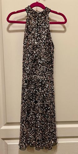 Ashley Lauren Black Size 10 Floor Length A-line Dress on Queenly