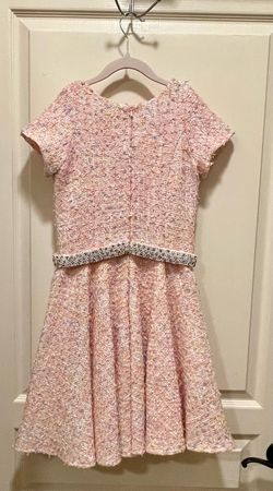 Ashley Lauren Pink Size 12 Girls Size A-line Dress on Queenly