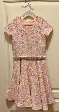 Ashley Lauren Pink Size 12 Girls Size A-line Dress on Queenly
