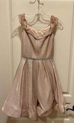 Nude A-line Dress on Queenly
