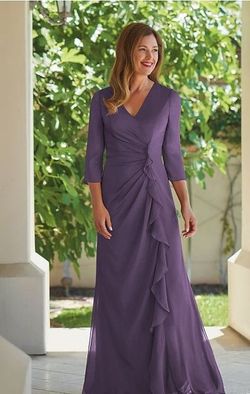 Style J215005u Jade by Jasmine Purple Size 20 50 Off Military Floor Length Straight Dress on Queenly