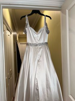 Sherri Hill White Size 6 50 Off Tall Height Floor Length Ball gown on Queenly
