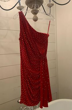 Jovani Bright Red Size 8 50 Off Pageant Euphoria Cocktail Dress on Queenly