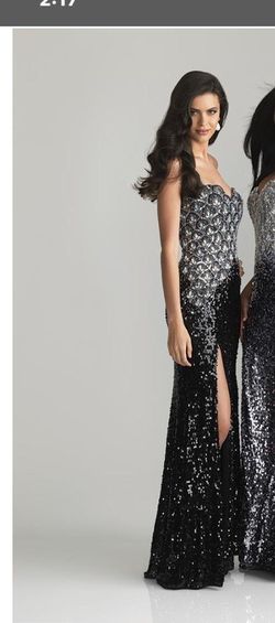 Night Moves Black Tie Size 10 50 Off Side slit Dress on Queenly