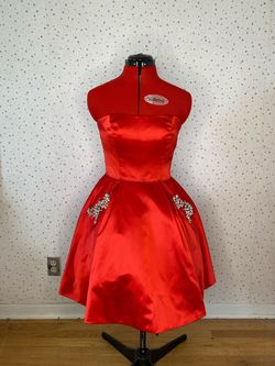 Sherri Hill Red Size 6 Pageant Midi Floor Length Cocktail Dress on Queenly