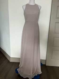 Thread Pink Size 6 Military High Neck Floor Length Straight Dress on Queenly