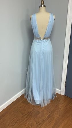 Blue Size 3 Straight Dress on Queenly