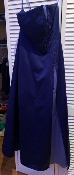 Michaelangelo Blue Size 10 50 Off Sorority Formal Homecoming Ball gown on Queenly