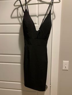 Jovani Black Size 10 Interview Pageant Spaghetti Strap Euphoria Cocktail Dress on Queenly