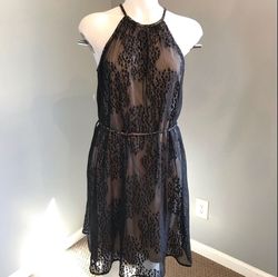 New York & Company Black Size 6 Party Prom Cocktail Dress on Queenly