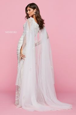 Sherri Hill White Size 6 Floor Length Mermaid Dress on Queenly