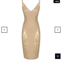 Nude Size 6 Cocktail Dress on Queenly