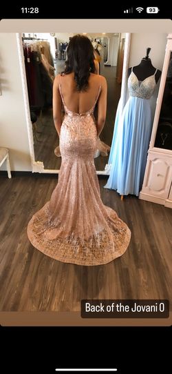 Jovani Pink Size 0 Free Shipping Military Mermaid Dress on Queenly