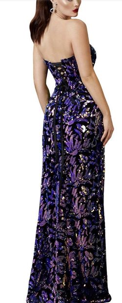 Cinderella Divine Multicolor Size 0 50 Off Floor Length Straight Dress on Queenly