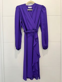 Lizzy and Johnny Purple Size 8 Midi 50 Off Cocktail Dress on Queenly