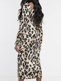 Missguided Tall Multicolor Size 4 Midi Cocktail Dress on Queenly