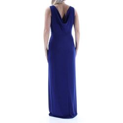Lauren Ralph Lauren Evening Royal Blue Size 6 Sequined Euphoria Side slit Dress on Queenly