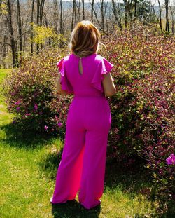 Pink Size 10 Jumpsuit Dress on Queenly
