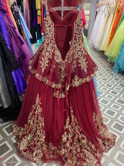 Mori Lee Red Size 14 Quinceaera Quinceanera 50 Off Ball gown on Queenly