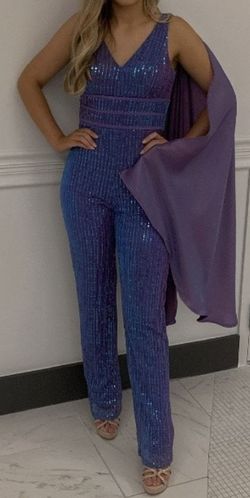 Purple Size 0 Jumpsuit Dress on Queenly