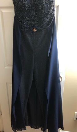 Colors Blue Size 18 70 Off Navy Jumpsuit Dress on Queenly