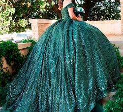 Ragazza Green Size 8 50 Off Ball gown on Queenly