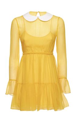 Gucci Yellow Size 00 Floor Length A-line Dress on Queenly