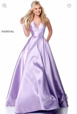 Sherri Hill Light Purple Size 2 Ball gown on Queenly
