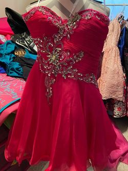 Alyce Paris Hot Pink Size 0 Floor Length Euphoria Cocktail Dress on Queenly