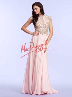 Style 10037 Mac Duggal Pink Size 6 High Neck 50 Off A-line Dress on Queenly