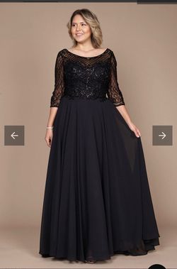 Black Size 20 A-line Dress on Queenly