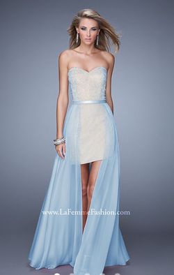 La Femme Blue Size 00 50 Off Cocktail Dress on Queenly