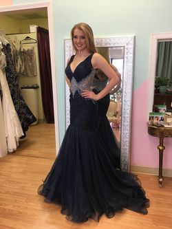 Sherri Hill Blue Size 4 Floor Length 70 Off Mermaid Dress on Queenly
