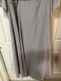 Silver Size 18 Straight Dress on Queenly