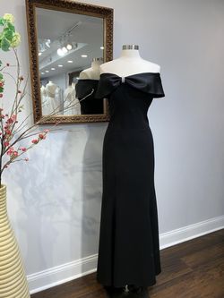 Style 1339 Junnie Leigh Black Size 20 Tall Height Straight Dress on Queenly