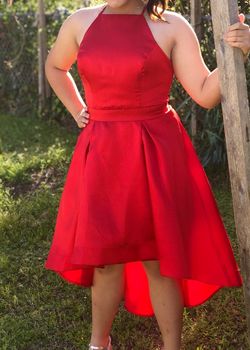 B. Darlin Red Size 10 Free Shipping Train Dress on Queenly
