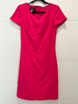 Evan Picone Pink Size 6 Euphoria Midi Interview Cocktail Dress on Queenly