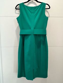Calvin Klein Green Size 4 Teal Cocktail Dress on Queenly