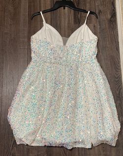 Ever pretty Multicolor Size 16 Midi Homecoming Cocktail Dress on Queenly
