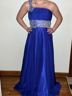 Sherri Hill Purple Size 6 50 Off Military Floor Length A-line Dress on Queenly