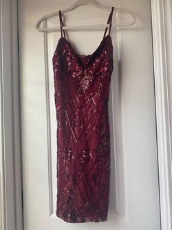 Windsor Red Size 2 Euphoria Nightclub Midi Cocktail Dress on Queenly