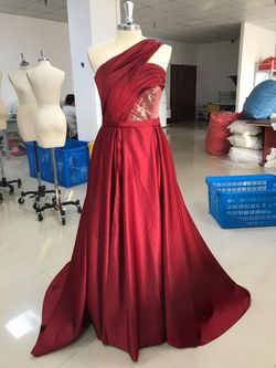 Red Size 12 A-line Dress on Queenly