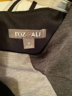Roz & Ali Black Size 8 Free Shipping Belt Roz And Ali Work Straight Dress on Queenly
