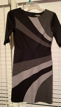 Roz & Ali Black Size 8 Free Shipping Belt Roz And Ali Work Straight Dress on Queenly