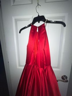 Camille La Vie Red Size 2 Floor Length Ball gown on Queenly