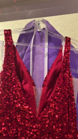 Sherri Hill Red Size 2 Black Tie Prom Floor Length Mermaid Dress on Queenly